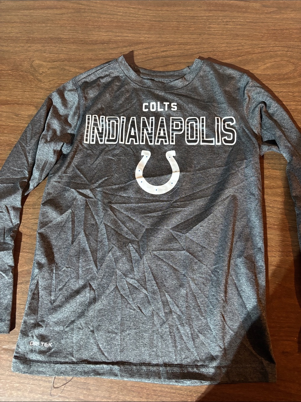 NFL Indianapolis Colts Long Sleeve Tee - Gray